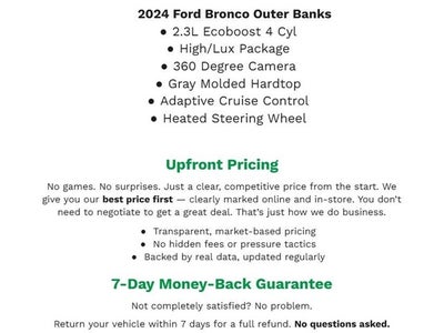 2024 Ford Bronco Outer Banks 4 Door 4x4