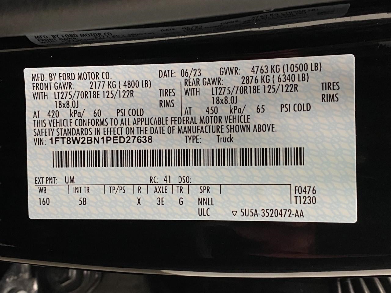 2023 Ford SUPER DUTY F-250 SRW CREW CAB