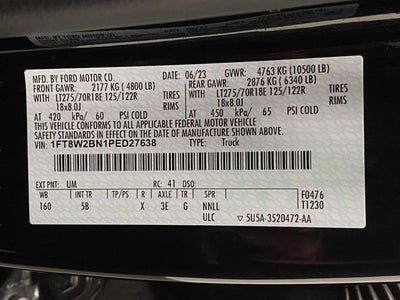 2023 Ford SUPER DUTY F-250 SRW CREW CAB