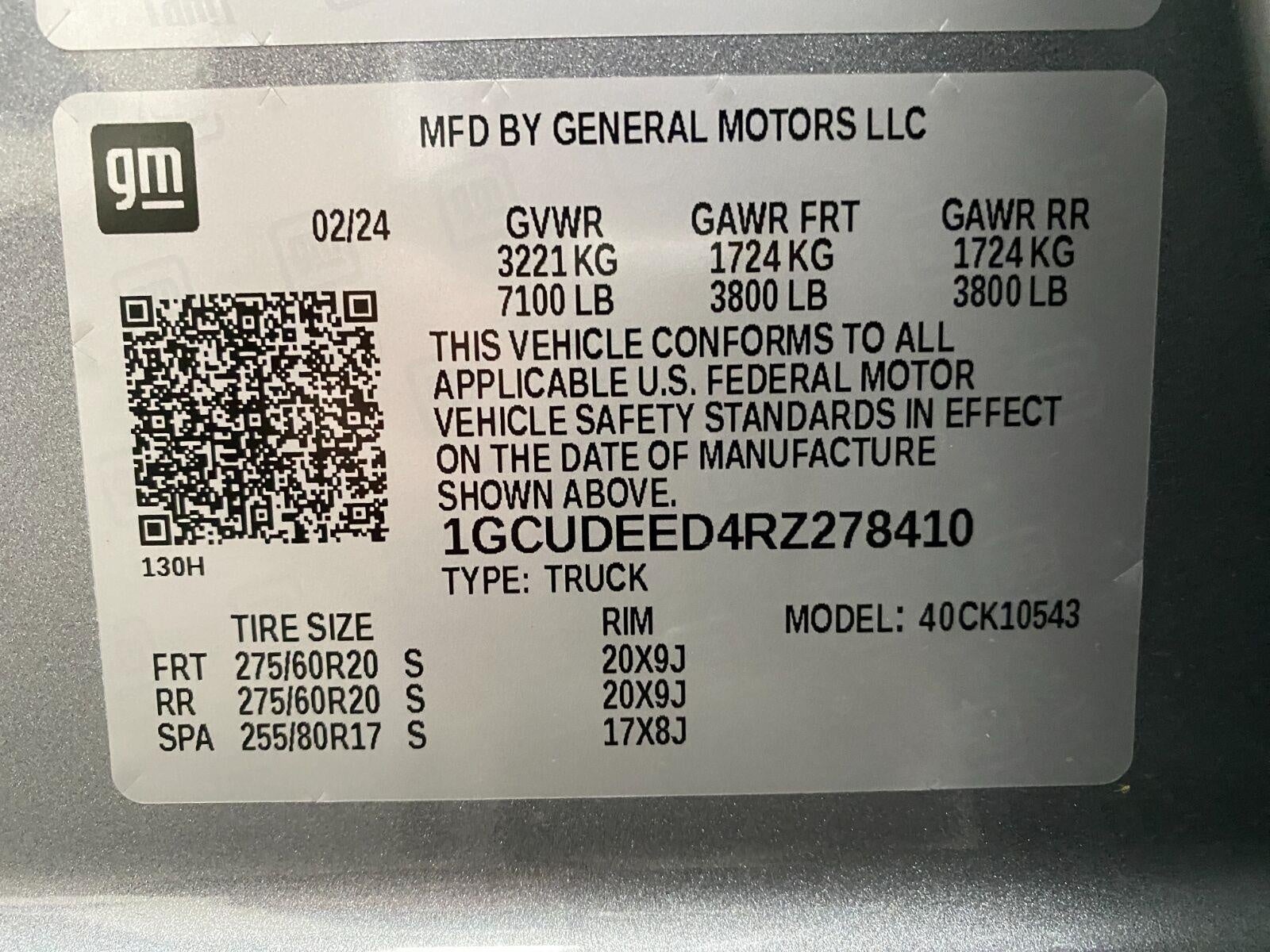 2024 Chevrolet Silverado 1500 4WD Crew Cab 147 RST