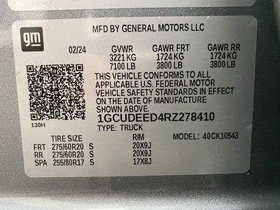 2024 Chevrolet Silverado 1500 4WD Crew Cab 147 RST