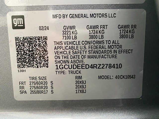 2024 Chevrolet Silverado 1500 4WD Crew Cab 147 RST