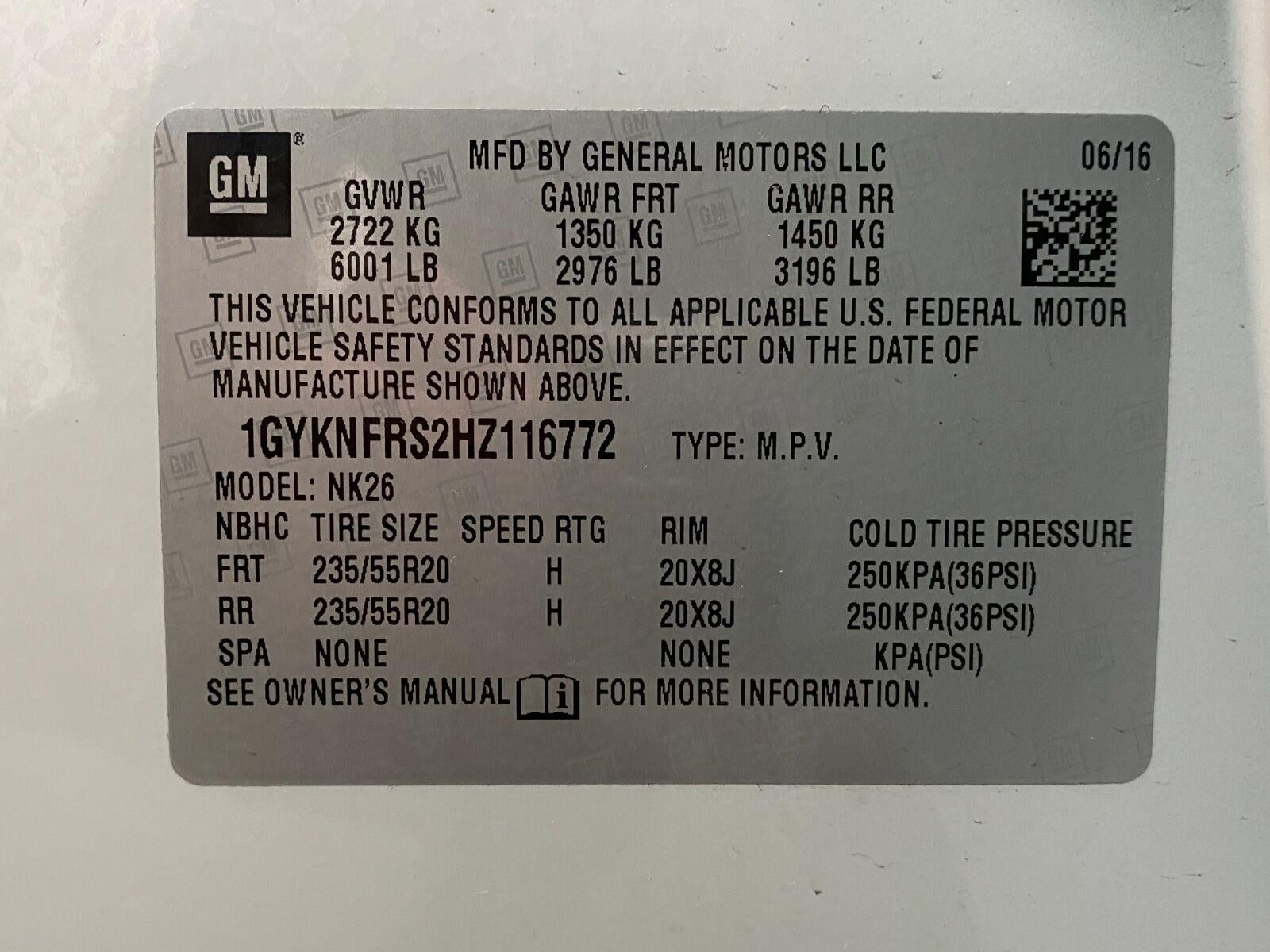2017 Cadillac XT5 AWD 4dr Platinum