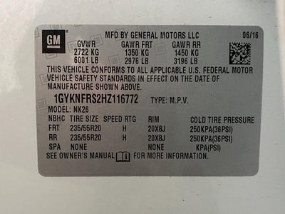 2017 Cadillac XT5 AWD 4dr Platinum
