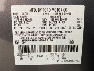 2021 Ford Edge Titanium AWD