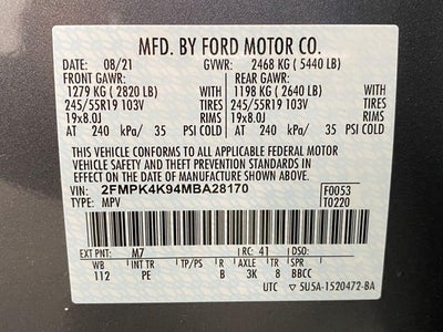 2021 Ford Edge Titanium AWD