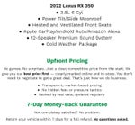 2022 Lexus RX RX 350 AWD