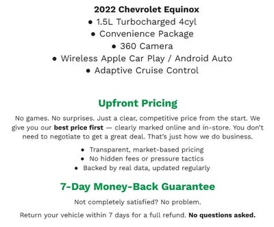 2022 Chevrolet Equinox AWD 4dr LT w/1LT