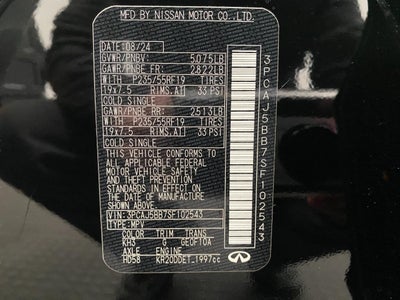 2025 INFINITI QX50 LUXE AWD