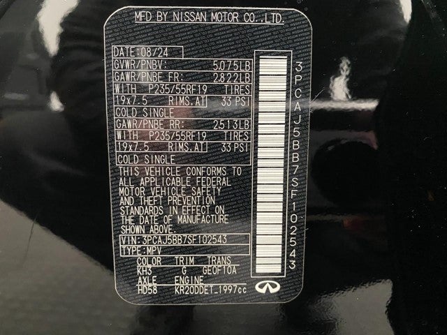 2025 INFINITI QX50 LUXE AWD