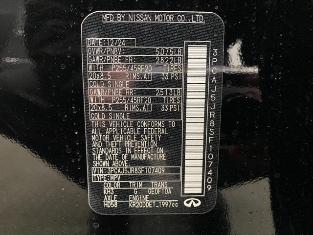 2025 INFINITI QX55 LUXE AWD