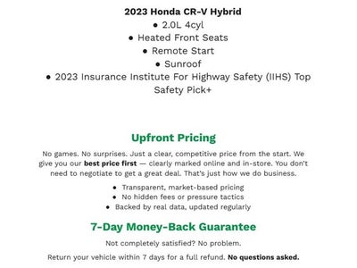 2023 Honda CR-V Hybrid Sport AWD