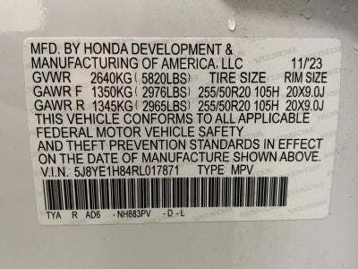 2024 Acura MDX SH-AWD w/Advance Package