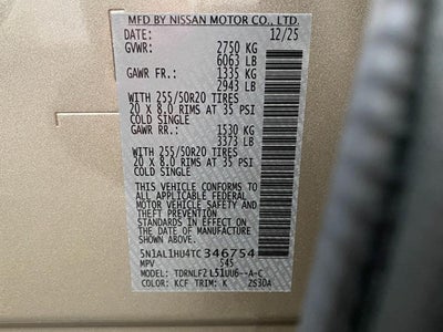 2026 INFINITI QX60 AUTOGRAPH AWD