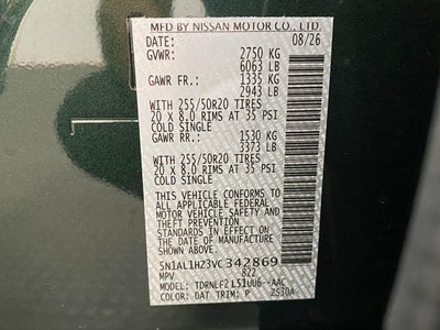 2027 INFINITI QX60 AUTOGRAPH AWD