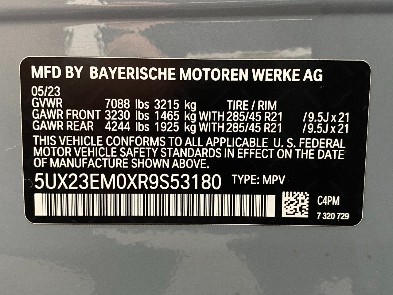 2024 BMW X7 xDrive40i Sports Activity Vehicle