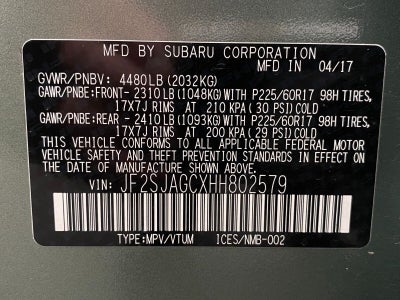 2017 Subaru Forester 2.5i Premium CVT