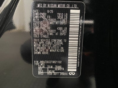 2026 INFINITI QX80 AUTOGRAPH AWD