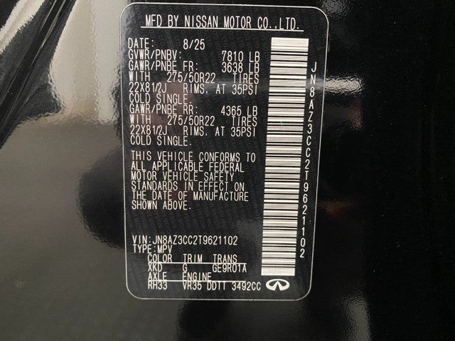 2026 INFINITI QX80 AUTOGRAPH AWD