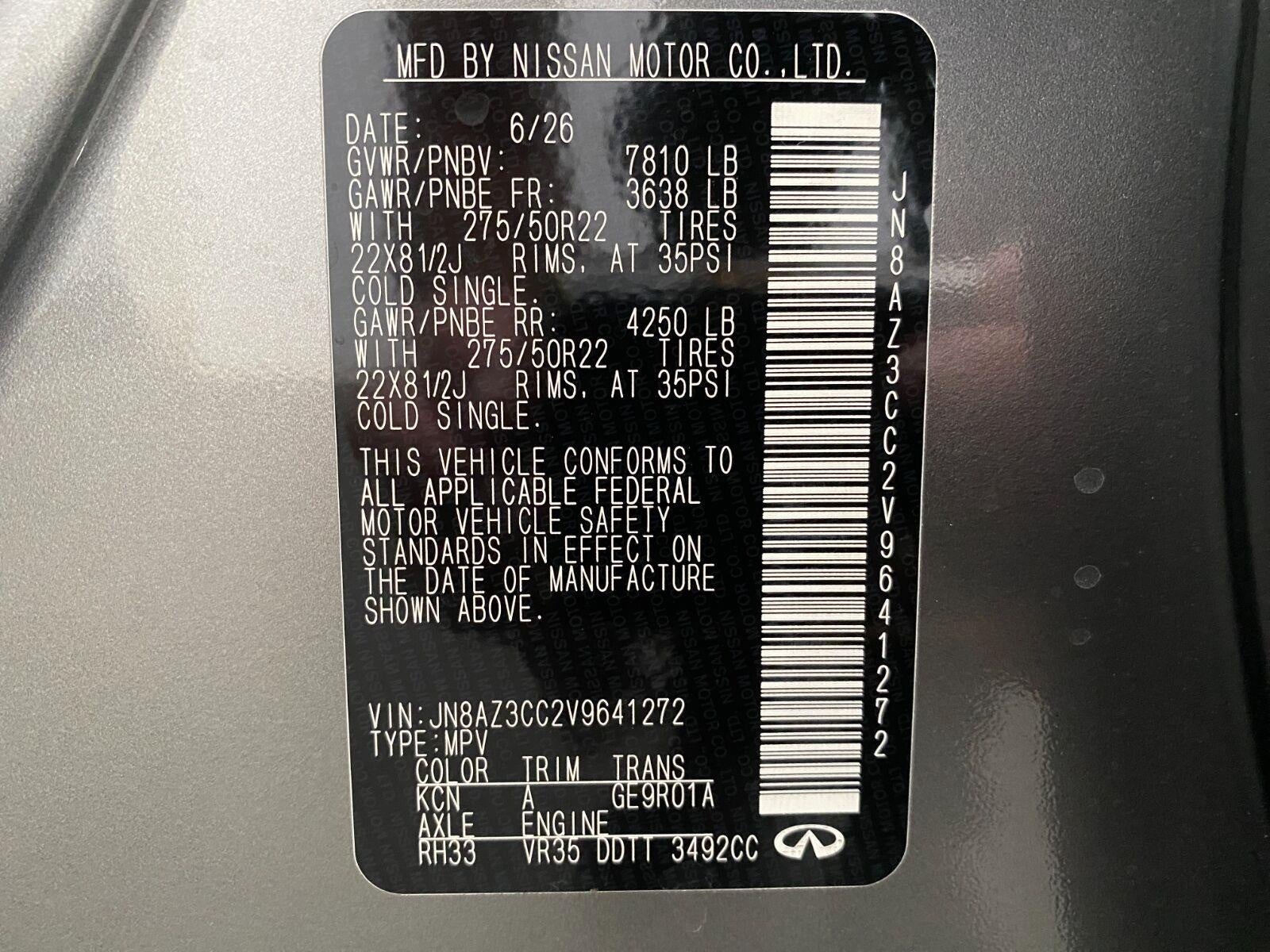 2027 INFINITI QX80 AUTOGRAPH AWD