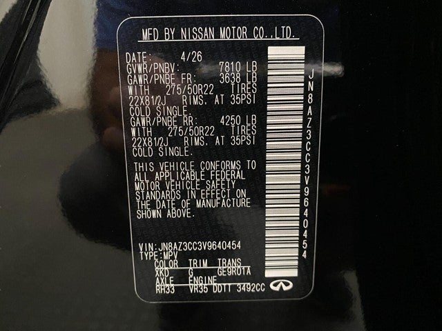 2027 INFINITI QX80 AUTOGRAPH AWD