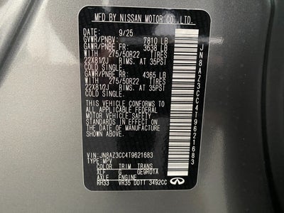 2026 INFINITI QX80 AUTOGRAPH AWD