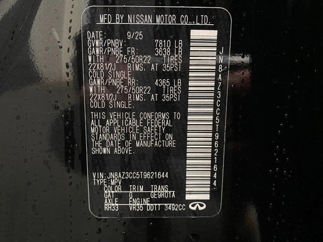 2026 INFINITI QX80 AUTOGRAPH AWD