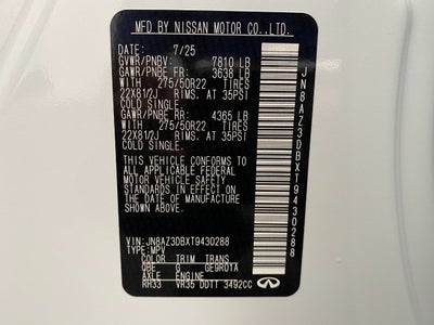 2026 INFINITI QX80 SPORT AWD