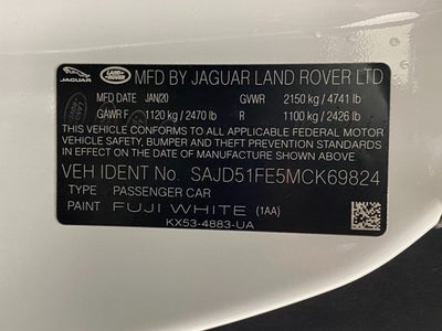 2021 Jaguar F-TYPE Coupe Auto R AWD