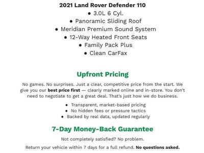 2021 Land Rover Defender 110 SE AWD