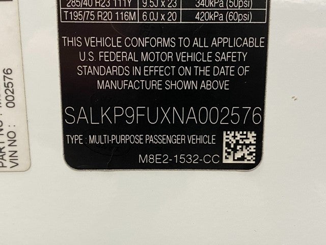 2022 Land Rover Range Rover P400 SE SWB