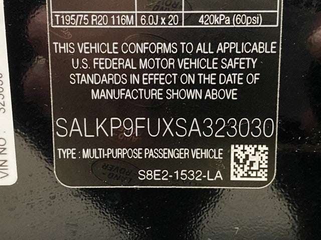 2025 Land Rover Range Rover P400 SE SWB