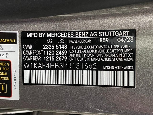 2023 Mercedes-Benz C-Class C 300 4MATIC® Sedan