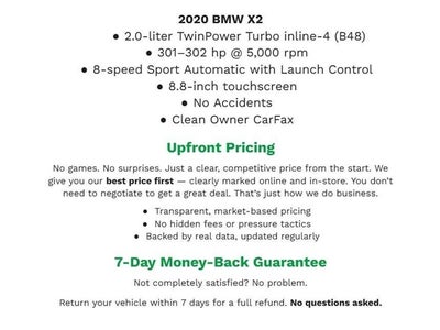 2020 BMW X2 M35i Sports Activity Coupe