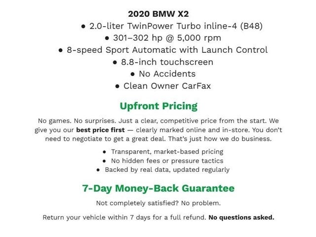 2020 BMW X2 M35i Sports Activity Coupe