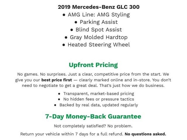 2019 Mercedes-Benz GLC GLC 300 4MATIC® Coupe