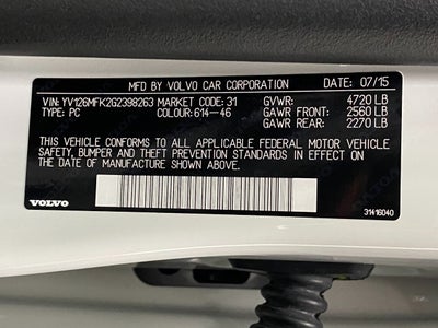 2016 Volvo S60 4dr Sdn T5 Drive-E Premier FWD