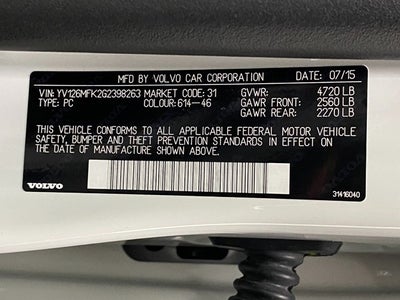 2016 Volvo S60 4dr Sdn T5 Drive-E Premier FWD