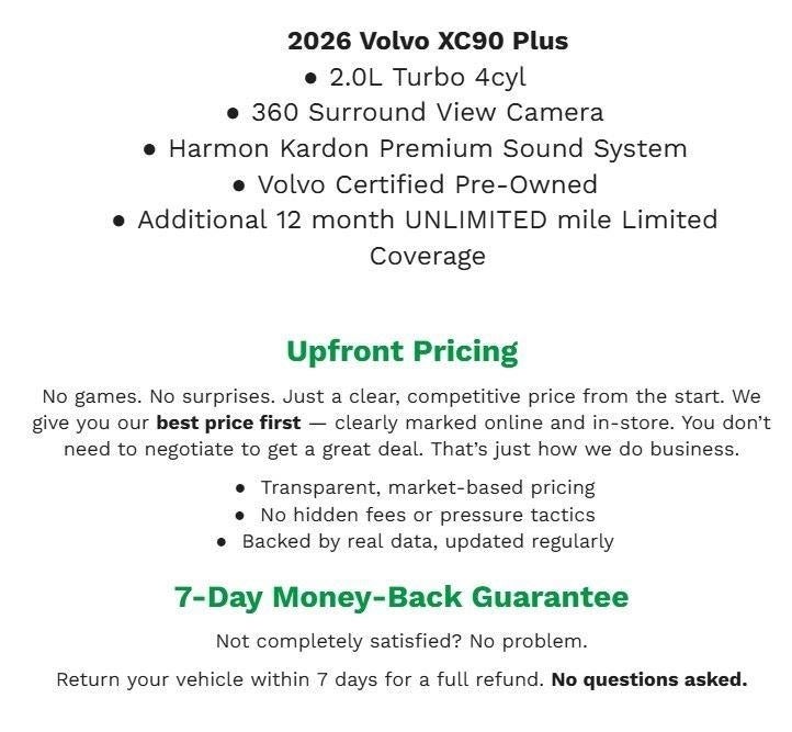 2026 Volvo XC90 Plus - Photo 39