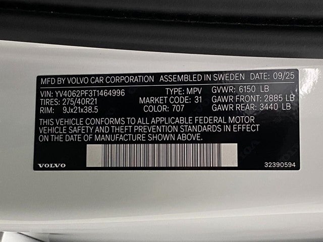 2026 Volvo XC90 B6 AWD Ultra 7-Seater