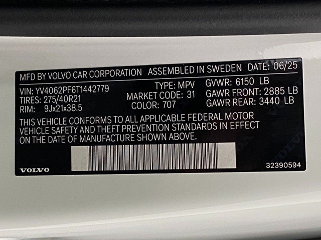 2026 Volvo XC90 B6 AWD Ultra 7-Seater