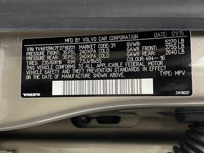 2015 Volvo XC60 SPORT UTILITY