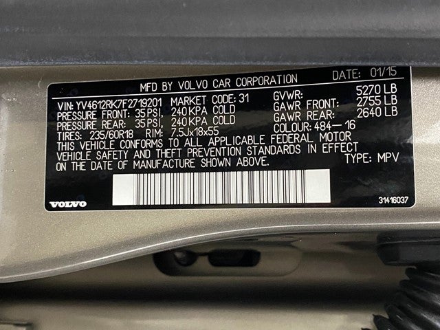 2015 Volvo XC60 SPORT UTILITY