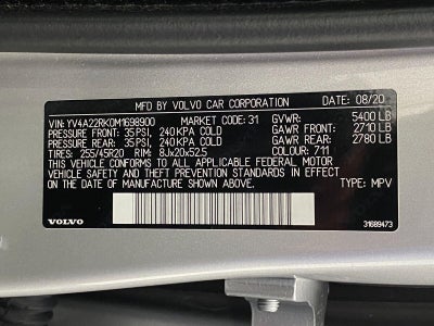2021 Volvo XC60 T6 AWD Momentum