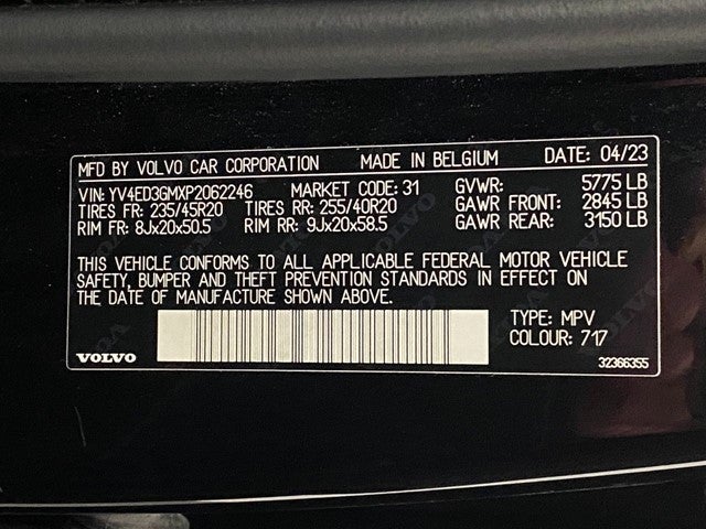 2023 Volvo C40 Recharge Pure Electric Twin eAWD Ultimate