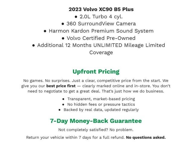 2023 Volvo XC90 B5 AWD Plus 7P