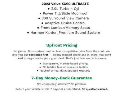2023 Volvo XC60 B5 AWD Ultimate Bright Theme