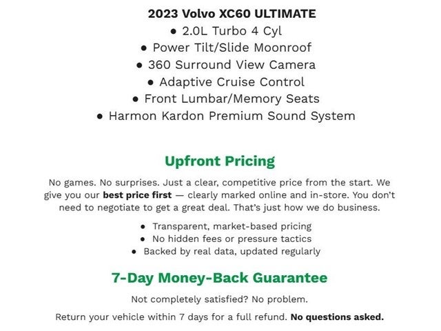 2023 Volvo XC60 B5 AWD Ultimate Bright Theme