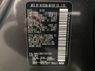 2026 INFINITI QX80 Luxe 4WD